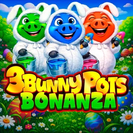3 Bunny Pots Bonanza